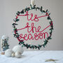 Tis The Season Holly Fairy Light Wreath, thumbnail 1 of 12