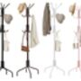 Coat Stand Metal Coat Rack With 12 Hooks Four Legs, thumbnail 9 of 9