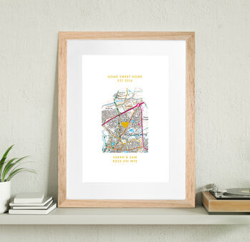 Personalised Our Home Map Print, 12 of 12