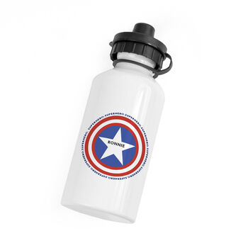 Personalised Superhero Water Bottle, 4 of 5