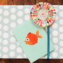 Goldfish Mini Greetings Card, thumbnail 1 of 4