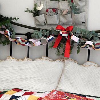 Traditional Patchwork Christmas Paper Chains Kit, 2 of 11