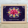 Personalised Diwali Rangoli Framed Print, thumbnail 1 of 6