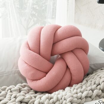 Knot Cushion In Various Colours, 10 of 12
