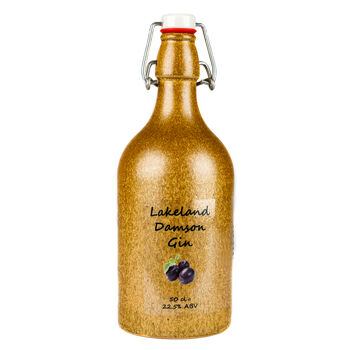 Lakeland Liqueurs Damson Gin Liqueur In Stone Bottle, 2 of 4