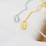 Sterling Silver Padlock Pendant Necklace, thumbnail 6 of 12