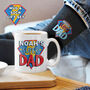 Super Dad Mug And Socks Fathers Day Gift Set, thumbnail 1 of 4