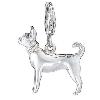 Chihuahua Sterling Silver Charm, 2 of 10