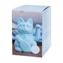 Light Blue Waving Lucky Cat, thumbnail 2 of 2