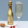 Personalised Flute And Mini Bottega Prosecco Set, thumbnail 4 of 4