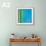 'Ocean Cycles' Unframed Fine Art Giclee Print, thumbnail 3 of 6