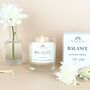 Balance Sage Sea Salt Scented Luxury Soy Candle Gift, thumbnail 1 of 3
