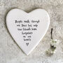 True Friends Footprints East Of India Porcelain Coaster, thumbnail 2 of 9