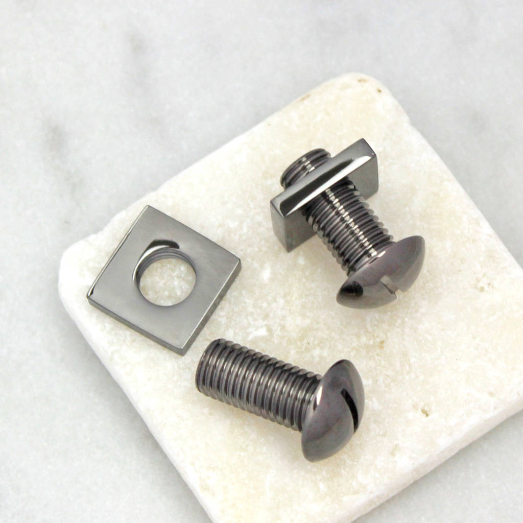 Diy Nut And Bolt Cufflinks By Charlie Boots