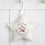 Personalised Embroidered Fabric Star Gift, thumbnail 10 of 12