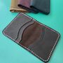 Personalised Genuine Leather Card Holder, thumbnail 3 of 10