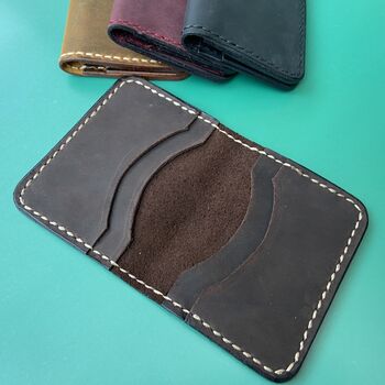 Personalised Genuine Leather Card Holder, 3 of 10
