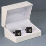 Sterling Silver Personalised Initial Cufflinks, thumbnail 7 of 12