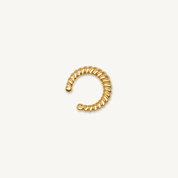 Croissant 14k Gold Plated Ear Cuff, 7 of 7