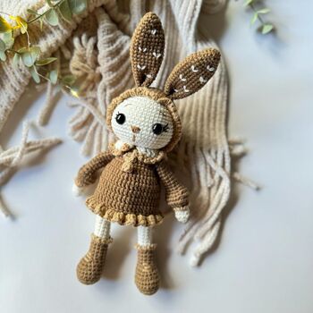 Organic Handmade Cute Little Bunny, 4 of 12