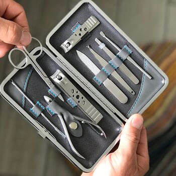 Personalised Gent's Classic Manicure Set, 5 of 12