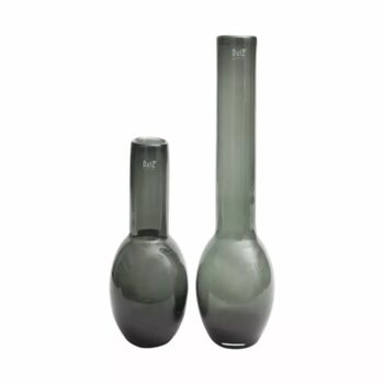 Meryna Flowervase Smoke Glass By Dut Z, 2 of 5