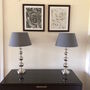 Metal French Table Lamp And Shade, thumbnail 2 of 2
