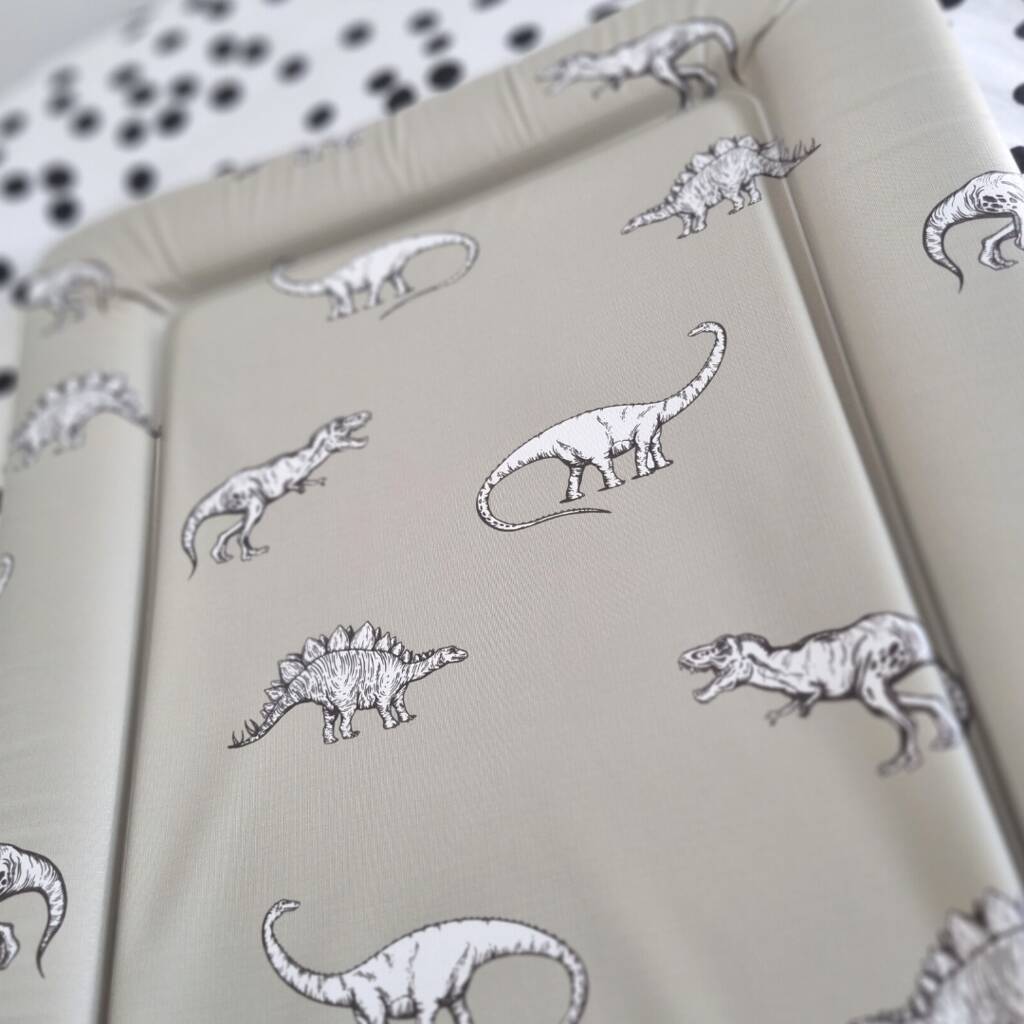 Dinosaur Sage Deluxe Baby Changing Mat By Little Duo