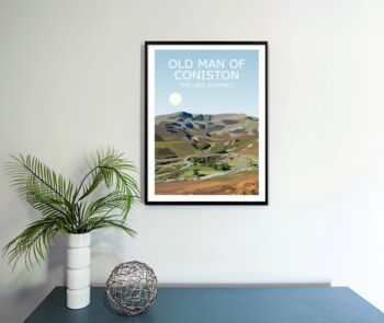 Old Man Of Coniston Lake District Art Print, 3 of 4