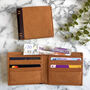 Slim Tan Genuine Leather Wallet, thumbnail 1 of 2