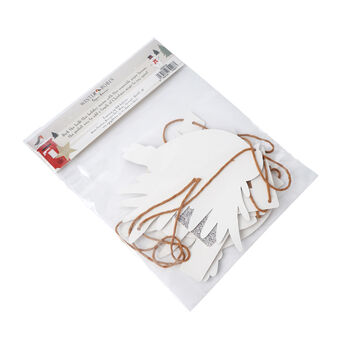 Winter Robin 'Let It Snow' Paper Banner Decoration, 2 of 2