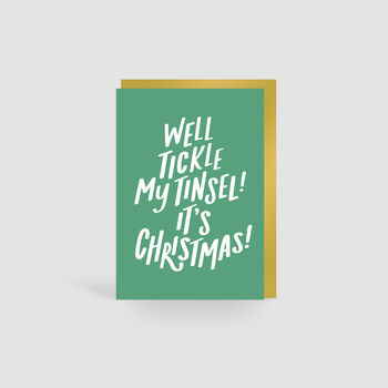 Pack Of Eight Shake Your Baubles Christmas Cards, 8 of 9