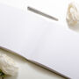Personalised Wedding Guest Book Linen, thumbnail 7 of 8