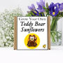 Gardening Gift. Grow Your Own Teddy Bear Sunflower Kit, thumbnail 2 of 5