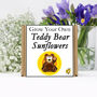 Gardening Gift. Grow Your Own Teddy Bear Sunflower Kit, thumbnail 2 of 6