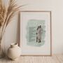 Personalised Watercolour First Dance Photography Print, thumbnail 4 of 4