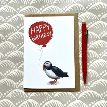 Puffin Birthday Card, 2 of 3