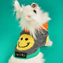 Smiley Knitted Dog Jumper, thumbnail 1 of 5