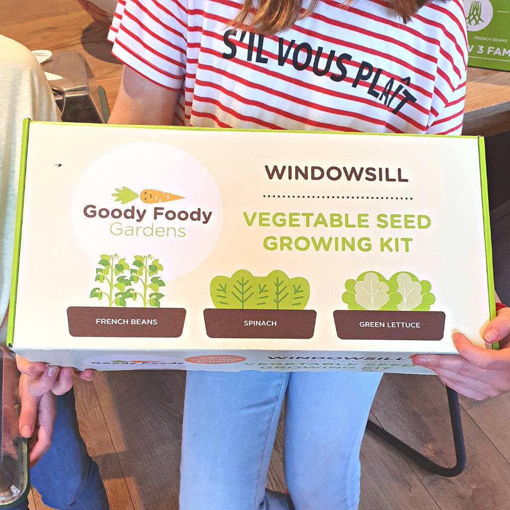 Windowsill Vegetable Growing Kits By Goody Foody Gardens