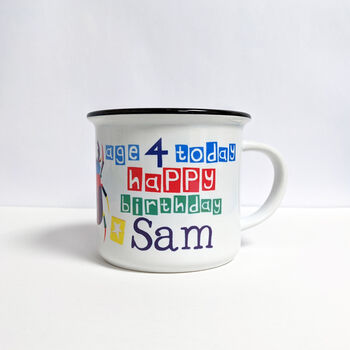 Personalised Birthday Boy's Mug With Child's Age, 8 of 12