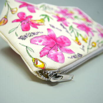 Cotton Lilies Makeup And Cosmetic Bag, 3 of 6