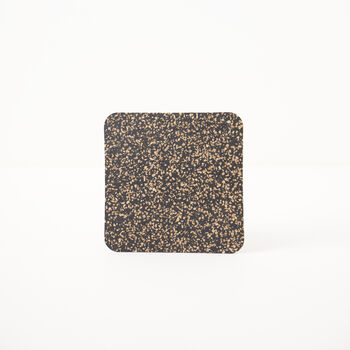 Dash Recycled Rubber And Cork Coasters | Square, 8 of 8