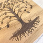 Personalised Wooden Family Tree Chopping Board, thumbnail 2 of 8
