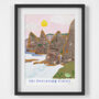 Duncansby Stacks, Scottish Highlands Travel Print, thumbnail 2 of 2