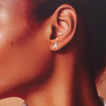 Sterling Silver Dinosaurs Earrings, 7 of 8