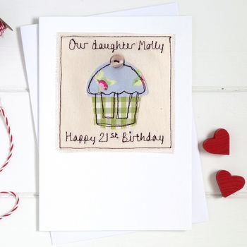 Personalised Cupcake Birthday Card For Her, 6 of 12