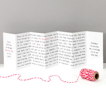 birthday card for wife by coulson macleod notonthehighstreetcom