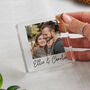 Personalised Photo Upload Small Glass Ornament Custom Keepsake Gift, thumbnail 1 of 5