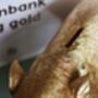 Gold Piggy Money Box, thumbnail 2 of 11