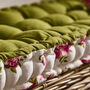 Helmsley Blush Floral Bench Cushion, thumbnail 5 of 5